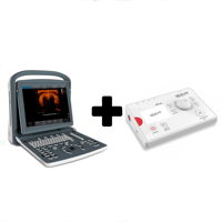 Pacchetto risparmio: Ecografo Chison ECO 2 con sonda lineare da 10 Mhz+ dispositivo per elettrolisi percutanea terapeutica APS e4